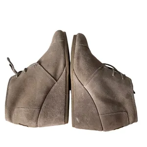 TOMS Ankle Booties Suede Leather Lace Up Wedges Women's‎ Shoes Size 8 thumbnail 6