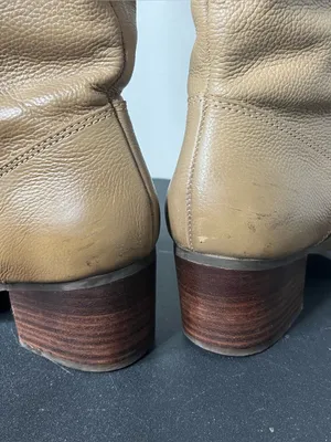 Matisse Tan Leather Tundra Knee High Riding Boots Size 8 Equestrian Classic thumbnail 7