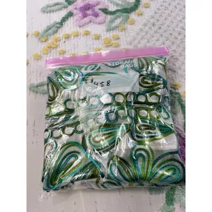 Laura Ashley Green Floral Embroidered Sheer Organza Button Down Shirt Large‎ thumbnail 13