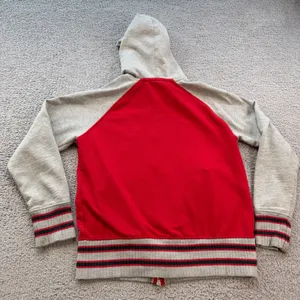 G III for Her Alyssa Milano Ohio State Buckeyes Red Zip Up Hoodie Women Large thumbnail 2