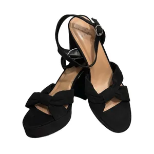 A New Day Black Riah Open Toe Ankle Strap Block Heels Size 9.5 Women’s NWT thumbnail 10