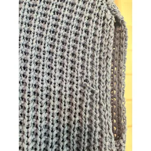 Zara Blue Sweater Vest‎ With Gold Buttons Size Medium thumbnail 6