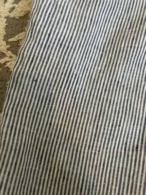 L.L.Bean Linen Pinstripe Pullover Shirt Sz Small Coastal Grandmother Breezy W3 thumbnail 6