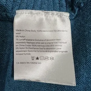 Lululemon Merino Sit In Lotus Wrap II Petrol Blue Open Front Cardigan Size 6 thumbnail 5