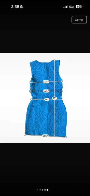 Anthropologie Teal Textured One-Shoulder Dress thumbnail 5