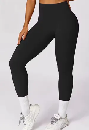Nwot Black High Waisted Yoga Leggings S/M thumbnail 1