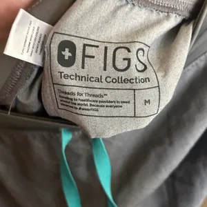 Figs Technical Collection Women's Medium Scrub Tech Pants Gray thumbnail 5