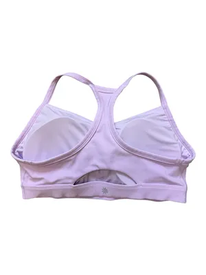 Athleta Vital Sports Bra Blush Lavender Racerback Light Support Yoga Medium thumbnail 3