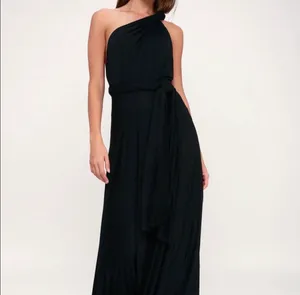 Lulus Black Maxi Dress  thumbnail 3