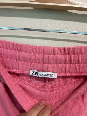 Zara pink high rise shorts  thumbnail 2