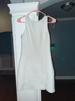 Revolve Amanda Uprichard White Mini Dress thumbnail 2