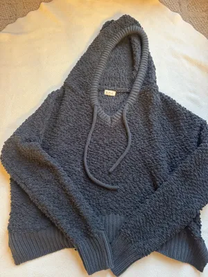 POL Sweater Knit Oversized Black thumbnail 1
