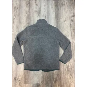 Patagonia Retro Pile Fleece Jacket Gray Green Trim Womens Small S Full Zip thumbnail 3