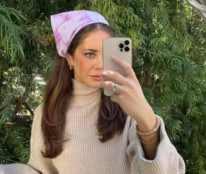 Free People Y2K purple tie dye banana thumbnail 1