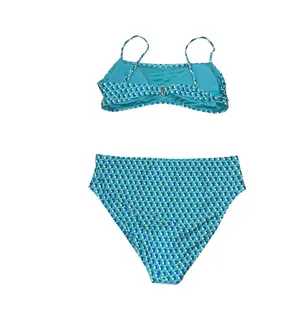 High waisted geo print bikini thumbnail 9