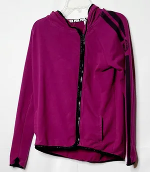 PINK - Victoria's Secret zip up hooded sweatshirt sz M thumbnail 1