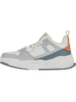 K-Swiss Multi-Accent Chunky Sneaker in White, Blue, Gray & Orange thumbnail 5