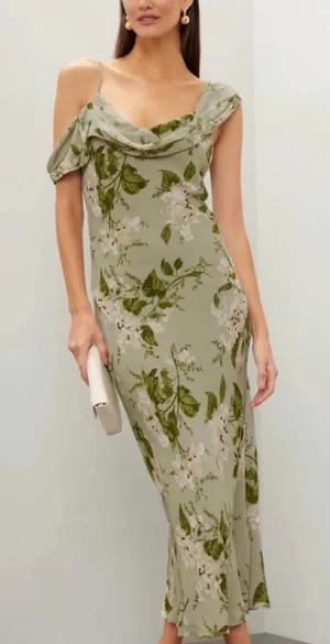Reformation Dress Reya Tea Garden thumbnail 1