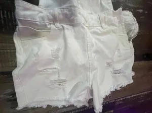 Francesca's White Overalls thumbnail 3