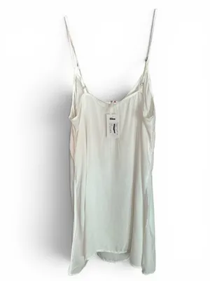 NWT Exquisite Free People V-Neck Mini Cami Tunic Off white S thumbnail 7