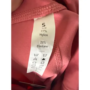 Halara High Waisted Athletic Leggings Coral Pink Yoga Pants with Side Pockets S thumbnail 3