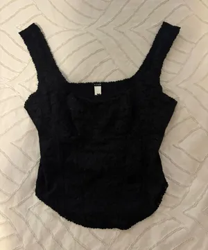 Black Lace Victoria Secret Top thumbnail 5