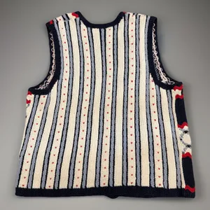 Vintage Marisa Christina Hand Knit Sweater Best Americana / Birds Women’s M thumbnail 2