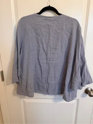 Bryn Walker 100% Linen Blouse Large thumbnail 5