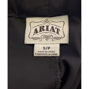 Ariat Womens Small‎ Black Tank Top High Low Hem Sleeveless Racerback Preppy Chic thumbnail 5