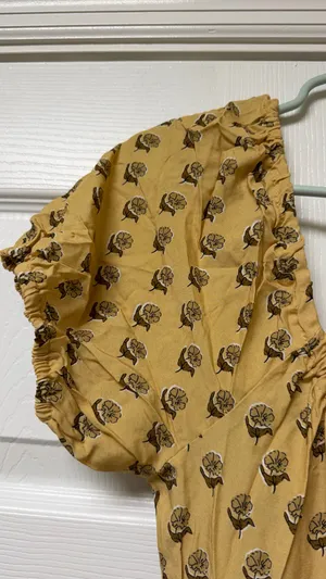 Yellow Maxi Dress Size M thumbnail 3