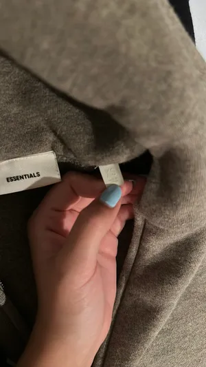 Fear of God Essentials double zip hoodie thumbnail 4