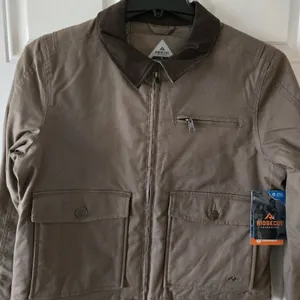 Ridgecut Insulated Work Jacket Women Brown Utility Duck Canvas Coat Size Medium thumbnail 3