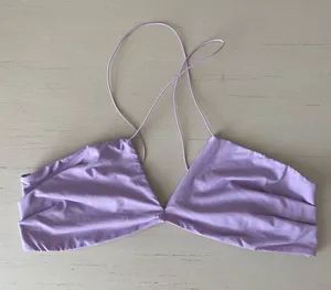 Free People NWOT intimately lavender strappy bralette thumbnail 3