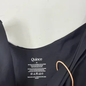 Quince‎ Italian High Leg Bikini Bottom Black NEW Womens Medium thumbnail 5