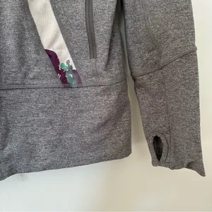 Lululemon In Stride Jacket Heathered Fossil Blurred Blossoms White Womens 6 thumbnail 4