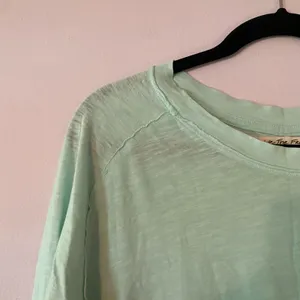 We The Free Teal Blue Oversized Long Sleeve Loungewear Top Women's size Medium thumbnail 3