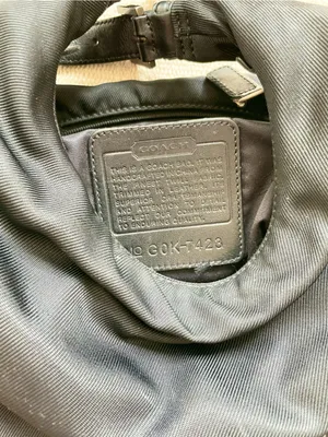Vintage Coach Mercer Twill Leather Shoulder Hobo Bag 7432 Black Y2K 90s thumbnail 10