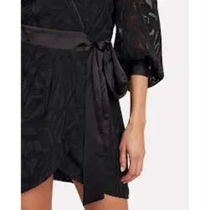 Jonathan Simkhai Chiffon Fil Coupe‎ Coup Wrap MINI Dress Size XS thumbnail 4