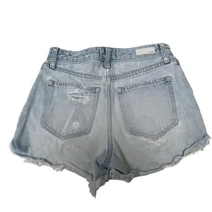 Abercrombie & Fitch Annie high-rise distressed‎ cut off denim jean shorts 25/0 thumbnail 2