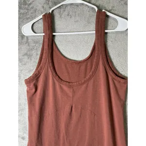 Lululemon Classic-Fit Cotton Blend Scoop Dress Ancient Copper Size 10 Sleeveless thumbnail 4