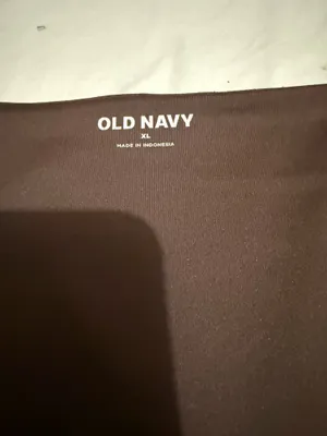 Old Navy Brown long sleeve V neck top thumbnail 2