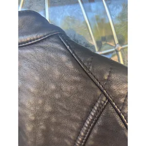 Marc New York Andrew Marc Black Faux Leather Moto Jacket Rose Gold Hardware M‎ thumbnail 13