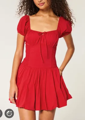 Hollister Sofia Skort Dress - Red thumbnail 1