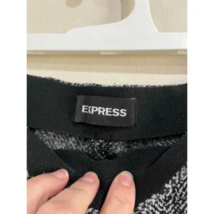 Express Super‎ High Rise Stretch Knit Y2K Flare Pants Size Small thumbnail 3