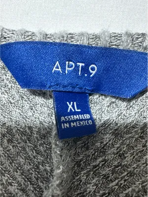 Cozy Gray Bell Sleeve Sweater - XL Apt. 9 Flare Fun! thumbnail 2