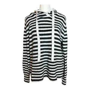 Gap Wool Acrylic Blend Striped Hoodie, Size S thumbnail 2