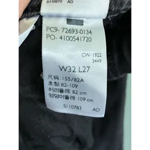 Levi's Jeans Women Sz 32 Black Dark Ribcage Straight Ankle Button Fly Pants thumbnail 7