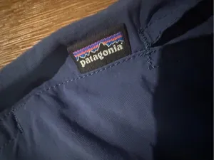 Patagonia Women's Barely Baggies Athletic Shorts in Blue and Light Yellow Bundle thumbnail 3