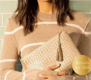 Virginia Wolf Mimi Curateur Clutch MSRP$88 NEW WITH TAGS thumbnail 6