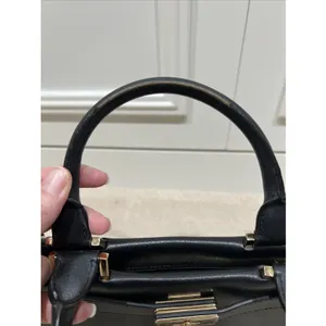 Michael Kors Tatiana Convertible Satchel Crossbody‎ Handbag Black Leather thumbnail 9